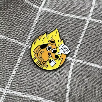 Stressful "This is fine" / Vystresované "To je v pohodě" - v kolečku