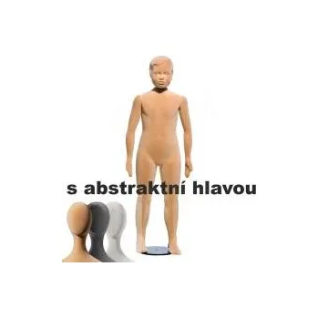 Figurína Figurína, manekýna dětská FLEXIBLE 8 let, abstrakt, tělová, flok, bez podstavce