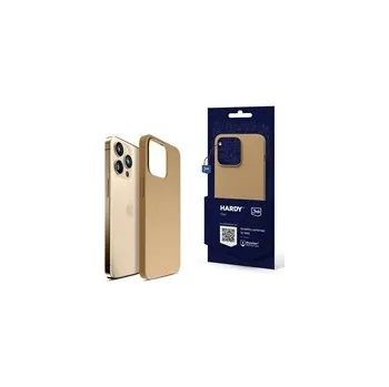 Pouzdro na mobilní telefon 3mk ochranný kryt Hardy Silicone MagCase pro Apple iPhone 14 Pro Max, Gold