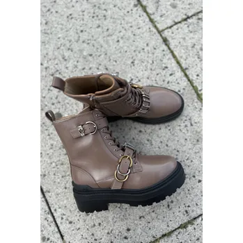 Dámské kozačky Dámské boty PINKO MIA 19 ANKLE SD0407P087L15 hnědé Velikost: 38