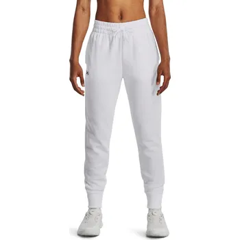 Dámské tepláky Under Armour Rival Fleece Jogger velikost XL white