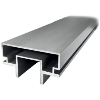 Zrcadlo Hliníkový profil - madlo na sklo