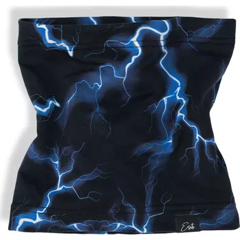 Kojenecká čepice ESITO | Bavlněný nákrčník Blesk - černá / 48