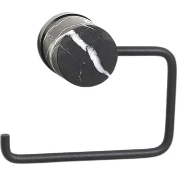 Aquanova, Držák na toaletní papír Nero černý - Formadore