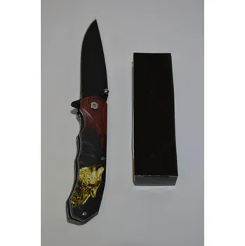 kapesní nůž Zavírací nůž - Motiv vlka 20 cm