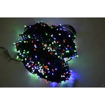 Vánoce PRC VENKOVNÍ VÁNOČNÍ OSVĚTLENÍ 500 LED - BAREVNÉ