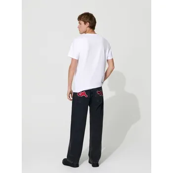 Pánská móda Džíny baggy - L - House - černá - 830GS-99J