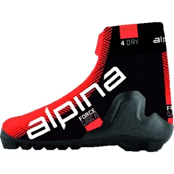 Běžkařské boty ALPINA - obuv FORCE CLASSIC AS Black/red/white
