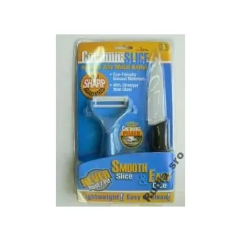 Kuchyňský nůž PRC KERAMICKÝ NŮŽ + KERAMICKÁ ŠKRABKA - AKČNÍ SADA