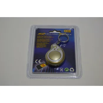 SIM karta Sim Card safe, klíčenka + záloha SIM karty