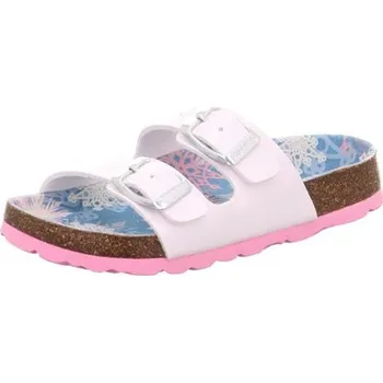 Dívčí pantofle Dívčí korkové pantofle Superfit FOOTBAD White/Multicolored 1-800111-1140 - 33