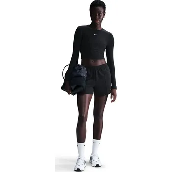 Dámské tričko Dámské tričko s dlouhým rukávem Nike SPORTSWEAR CHILL KNIT W černé HF5322-011 - XL | UK 7 | US 8