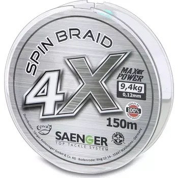 Saenger šňůra 4 X Spin Braid 150 m/ 0,16mm