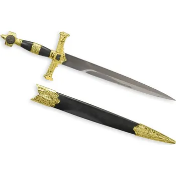 Replika zbraně Dekorativní židovská dýka replika s pochvou pro sběratele a historický domácí dekor