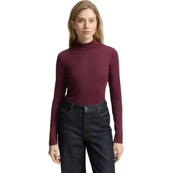 Dámský svetr Tom Tailor dámský rolák 1043142 16427 Vínová S
