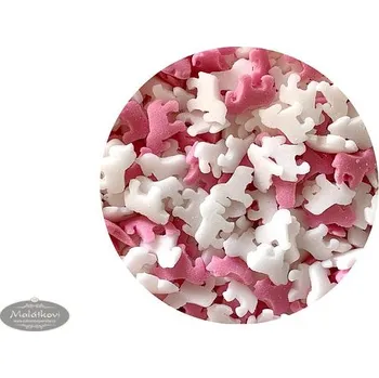 Jedlá dekorace na dort Cukrová dekorace - zdobení Unicorn - Jednorožci - 50 g
