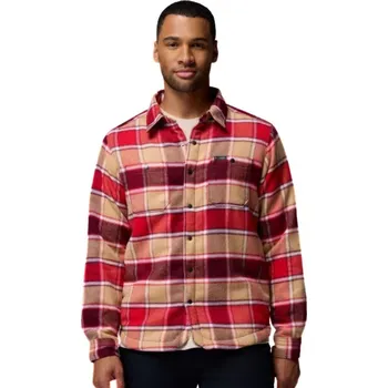 Pánská casual bunda Columbia Windward™ II Shirt Jacket M 2054771624 - rich wine trapper windowpane M