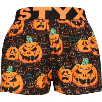 Dětské trenky Styx art sportovní guma Halloween dýně (BJ1755) 9-11 let Možnost vrácení zboží ZDARMA do 120 dnů!