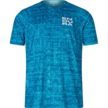 Sport ENDURA - E5114AT dres pánský Grid Tee LTD Printed S/S atlantic M