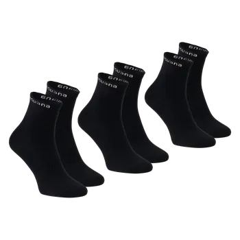 Pánské ponožky Ponožky IGUANA IGINO HIGH 3 PACK M000254164 – Černá 35-38