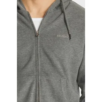 Pánský overall Pánská mikina Atlantic HMT-001 Tmavě šedá XL
