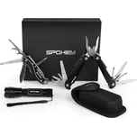 Spokey BOLD Sada multifunkčního nářadí v dárkové krabičce: nůž + kleště + svítilna s poutkem