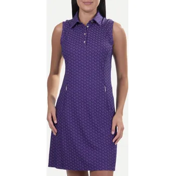 Dámská móda Kjus Women Bella Structure Dress S/36, Foxglove/Atlanta Blue, dámské