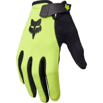 Cyklistické rukavice FOX - Rukavice dětské dlouhé Yth Ranger Glove - Fluorescent Yellow YL