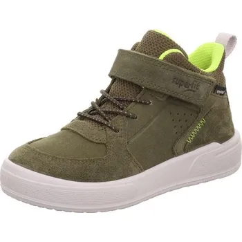 Chlapecké polobotky Dětské kotníkové tenisky Superfit MAVERICK Green/Yellow 1-100104-7000 - 35