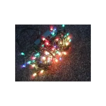 Vánoční dekorace PRC VÁNOČNÍ OSVĚTLENÍ 100KS ŽÁROVKY - BAREVNÉ