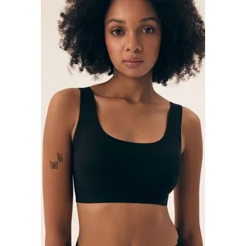 Podprsenka Bezešvá podprsenka s vycpávkami Henderson Bird Černá 2XL