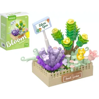 ostatní stavebnice KOCO Stavebnice mini Květinové aranžmá sukulentů 232ks
