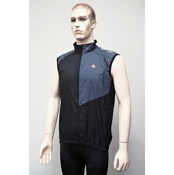Cyklistická bunda MERIDA - Vesta pánská LIPARI černo-šedá XL