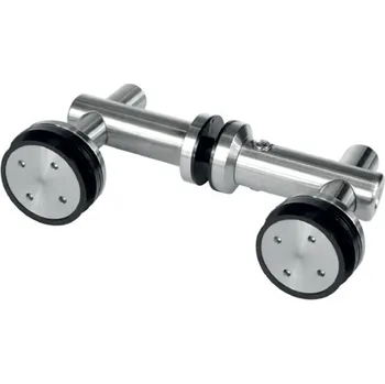 Zrcadlo Dvojitý bodový úchyt s kolmým panelem