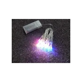 Vánoce PRC VÁNOČNÍ OSVĚTLENÍ 20 LED BAREVNÉ NA BATERIE B.D.