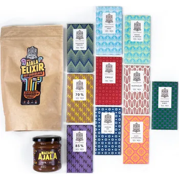 Čokoláda AJALA čokoládový nášup - 10 čokolád + Elixír + Mazaná zdarma