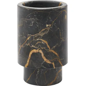 Držák na kartáček Aquanova, Pohár na zubní kartáčky Porto černý - Formadore