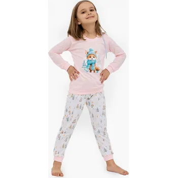 Dívčí oblečení Pyžamo Cornette 594/192 Fox dl/r dívčí Barva: Fox, Velikost: 122-128