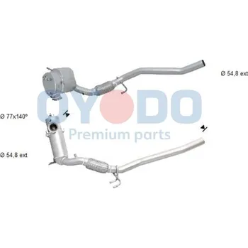 Filtr pevných částic Oyodo 20N0153-OYO Filtr sazových částic, výfukový systém (20N0153-OYO)