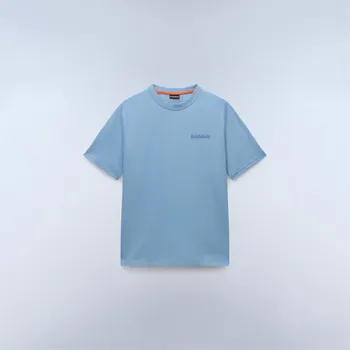 Pánská móda Tričko Napapijri Faded Denim 1168047 M