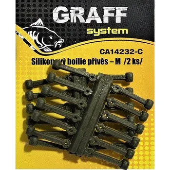Graff Silikonový boilie přívěs M Hnědý 2 × 2 ks