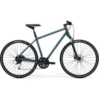 MERIDA CROSSWAY 100 Teal-Blue(Silver-Blue/Lime) - 64656