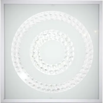 LED stropní svítidlo čtvercové Lux 29x29 bílé skleněné moderní do obývacího pokoje a ložnice CANDELLUX