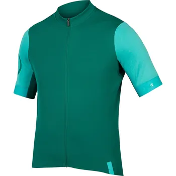 cyklistický dres ENDURA - E3235GE dres pánský FS260 S/S (Wide Fit) emerald green M