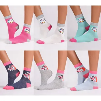 Dívčí ponožky vzorované SKA0157G 31-34 Mix barev