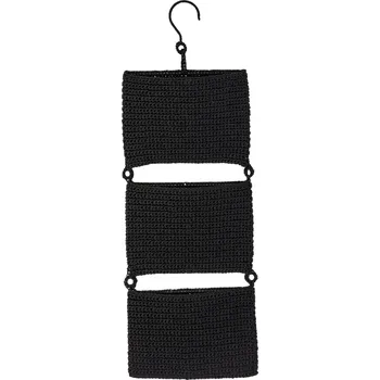 Úložný box W5 Závěsný organizér / Sada úložných košíků (závěsný organizér, černá)