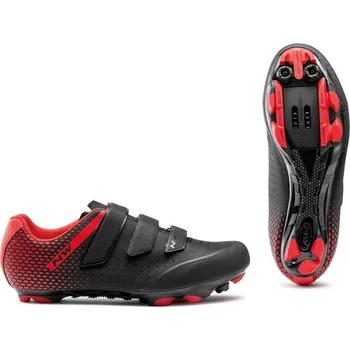 Pánské cyklistické tretry NW - Tretry MTB Origin 2 černo-červené 46