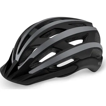 Cyklistická přilba R2 - Přilba ATH26A EXPLORER černá/šedá matná