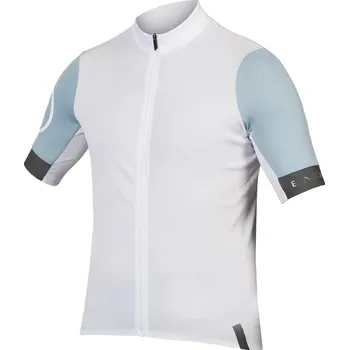 cyklistický dres ENDURA - E3235WH dres pánský FS260 S/S (Wide Fit) white XXL