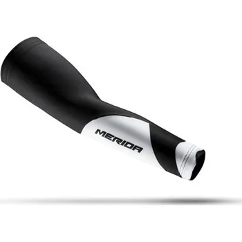 Cyklistické návleky MERIDA - Návleky na ruce SUPERROUBAIX černo/bílé XL